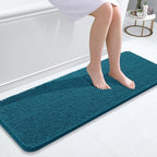 OLANLY Bathroom Runner Rugs 47x17, Extra Soft Absorbent Chenille Bath Rugs by OLANLY