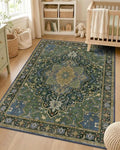 OLANLY 3x4 Washable Accent Rug, Soft Non Slip Carpet for Entryway Bedside by OLANLY