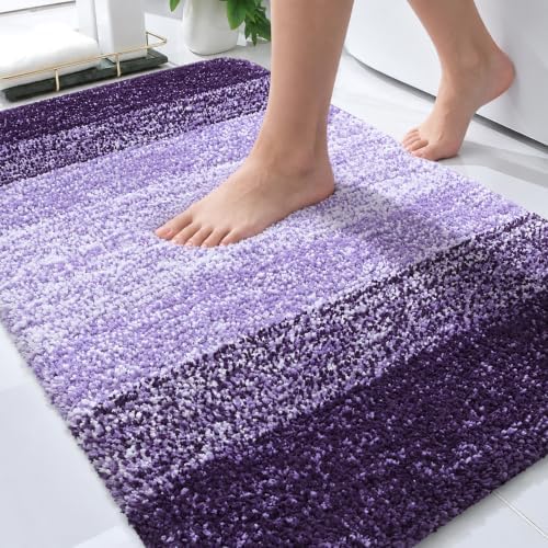 OLANLY Bathroom Rugs Mat 36x24, Extra Soft Absorbent Microfiber Bath Rugs by OLANLY