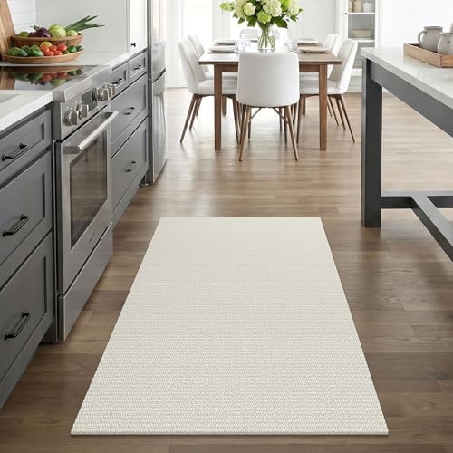 EARTHALL Washable Entryway Rug, Non Slip Doormat, 3x4 Ft, Cream/Grayish - Image 6