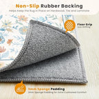 SameBed 3x5 Area Rug Living Room, Vintage Washable Carpet White - Image 6