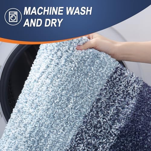 OLANLY Bathroom Runner Rug 60x40, Extra Soft Absorbent Microfiber Bath Rugs - Image 6