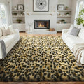 Ophanie 6x9 Leopard Rugs for Bedroom Living Room, Cheetah Print Rug Fluffy Shag Large Fuzzy Plush Soft Throw,Large Shaggy Floor Faux Animal Throw Carpets,Decor Aesthetic with Over 99 pcs Pile fibers by Ophanie