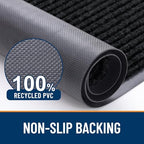 OLANLY Front Door Mat 59x34, Waterproof Heavy-Duty Indoor Outdoor Doormat - Image 3