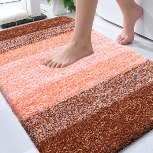OLANLY Bathroom Rugs Mat 30x20, Extra Soft Absorbent Microfiber Bath Rugs by OLANLY