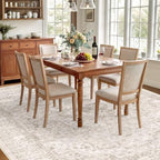 SameBed 8x10 Area Rug Living Room, Vintage Washable Carpet Neutral Beige - Image 2