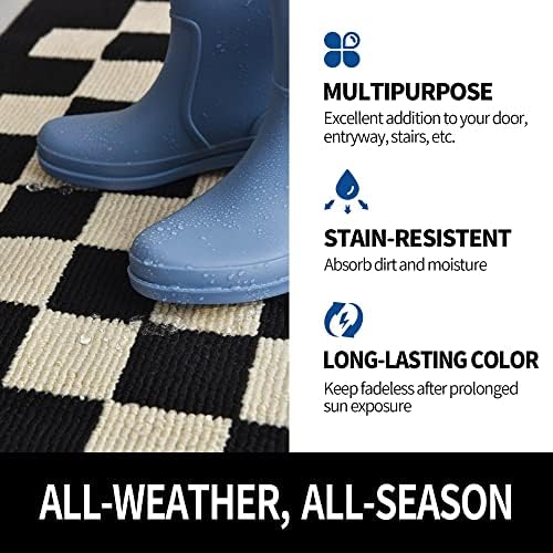 GRANNY SAYS Indoor Outdoor Large Doormat 36x60 Non-Slip Washable Entry Mat - Image 5