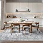 6x9 Area Rugs for Living Room,Large Washable Rug,Grey - Image 5