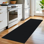 EARTHALL Washable Runner Rug, Non Slip Hall Runner, 2x6 Ft, Black Heather - Image 5
