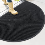 OLANLY Half Circle Front Door Mat 47x30, Waterproof Heavy-Duty Doormat by OLANLY
