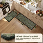 Collive Kitchen Rugs Sets of 2, Waterproof Anti Fatigue Kitchen Mats - Image 2
