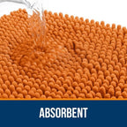 OLANLY Toilet Rugs U-Shaped 20x20, Soft Absorbent Chenille Contour Rugs - Image 4