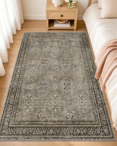 OLANLY 3x6 Washable Runner Rug, Soft Non Slip Carpet for Hallway Kitchen by OLANLY