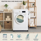 Area Rug 4x6 Green Rug Washable Rugs Non Slip Low Pile Small Carpet for Entryway, Bedroom, Kitchen, Classroom, Kids Room, Office, Dorm, Dining Room - Image 5