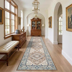 Lofus 2x8 Hallway Kitchen Washable Runner Rug, Boho Entry Long Carpet Brown - Image 4