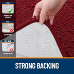 OLANLY Large Bathroom Rugs 70x46, Extra Soft Absorbent Chenille Bath Rugs - Image 6