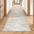 2x7 Runner Rug Non Slip,Washable Hallway Runner Rug,Taupe - Image 3