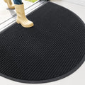 OLANLY Half Circle Front Door Mat 47x34, Waterproof Heavy-Duty Doormat by OLANLY