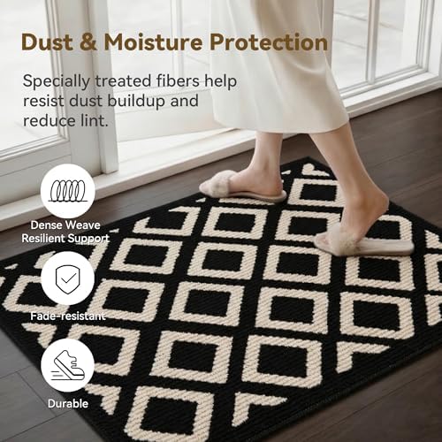 GRANNY SAYS Indoor Doormat, 20" x 32",Non-Slip Front Door Mats, Outdoor Welcome Mat Washable, Low Profile Indoor Door Mats for Entryway, Floor Inside Back Doormats - Image 6