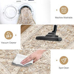 Yamaziot Washable Runner Rug, 2x8 Non-Slip Boho Vintage Hallway Kitchen Rug - Image 6