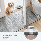 Lofus 2X6 Area Rugs for Hallways, Grey Washable Non-Slip Kitchen Runner Rug - Image 6