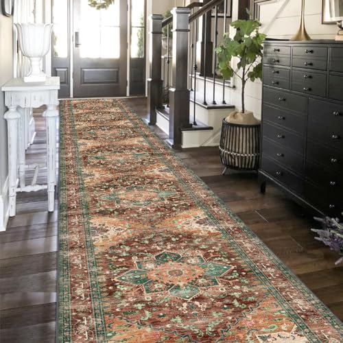 Yamaziot Washable Runner Rug, 2'3" x 14' Non-Slip Boho Hallway Kitchen Rug - Image 6
