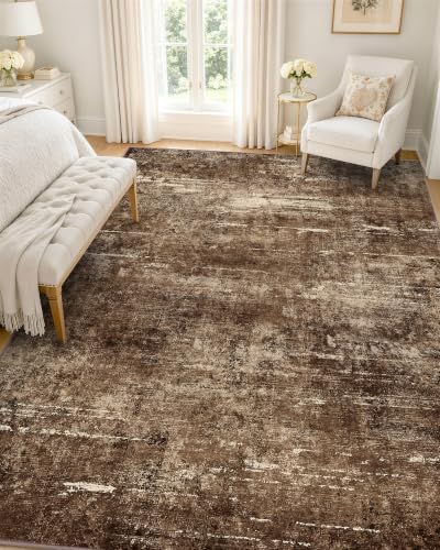OLANLY 5x7 Washable Area Rug, Soft Non Slip Carpet for Bedroom Living Room by OLANLY
