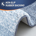 OLANLY Bathroom Runner Rug 47x20, Extra Soft Absorbent Microfiber Bath Rugs - Image 4