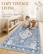 OLANLY 10x12 Washable Area Rug, Soft Non Slip Carpet for Living Room - Image 3