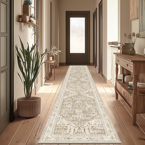 Yamaziot Washable Runner Rug, 2x12 Non-Slip Boho Hallway Kitchen Rug - Image 5