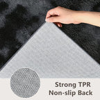5x7 Tie-dye Dark Grey Area Rug Washable Non-Slip for Living Room Bedroom - Image 6