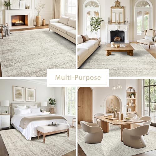 Washable Rugs 9x12 Area Rugs for Living Room,Bedroom,Dining Room Carpet - Image 5
