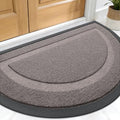 OLANLY Half Circle Front Door Mat Outside 71x23 All-Season Rubber Doormat by OLANLY