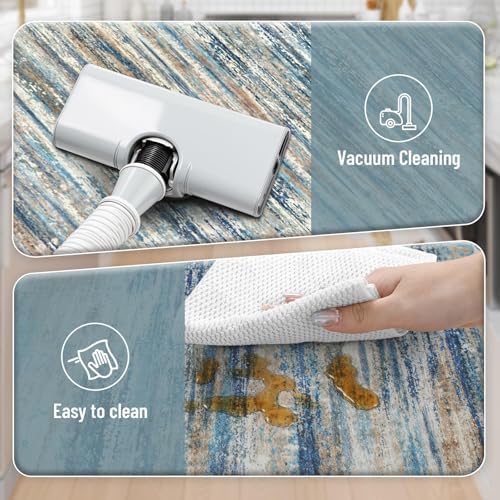 KIMODE Kitchen Mats for Floor Anti Fatigue,Farmhouse Kitchen Rugs Sets of 2 - Image 5