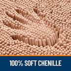 OLANLY Bathroom Rugs 34x21, Extra Soft Absorbent Chenille Bath Rugs - Image 3