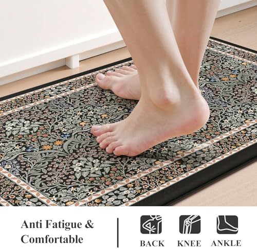 Collive Kitchen Floor Mats Cushioned Anti Fatigue, Washable Padded Sink Rug - Image 3