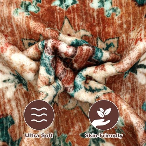 Yamaziot 8x10 Large Area Rug, Non-Slip Washable Boho Living Room Rug - Image 5