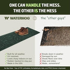 WaterHog Boxwood Front Door Mat Indoor Outdoor Entrance, All-Weather Mats - Image 6