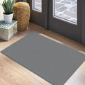 EARTHALL Washable Entryway Rug, Non Slip Indoor Doormat, 2x3 Ft, Dark Gray by Unknown