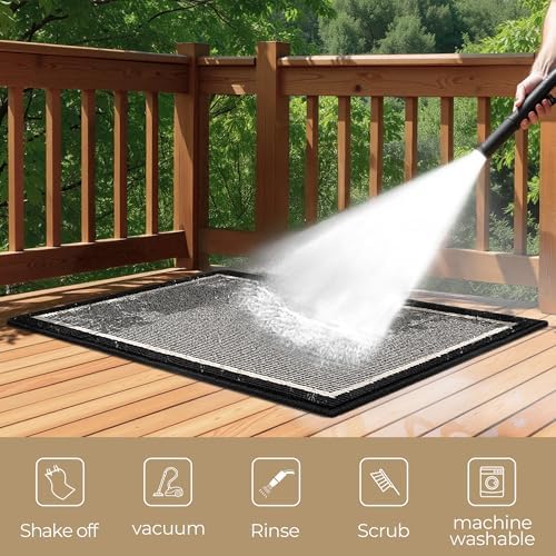 GRANNY SAYS Indoor Outdoor Doormat 32x48 Non-Slip Washable Entry Mat - Image 5