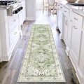 Yamaziot Washable Runner Rug, 2x8 Non-Slip Boho Vintage Hallway Kitchen Rug by Yamaziot