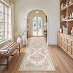 Madane Washable Runner Rugs 2x10 Long for Hallway Kitchen, Pink - Image 4