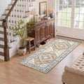 Lofus 2x5 Hallway Kitchen Washable Runner Rug, Boho Entry Long Carpet Brown by Lofus