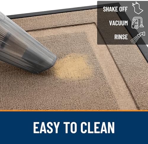 OLANLY Front Door Mat Outside 71x47, All-Season Heavy-Duty Rubber Doormat - Image 5