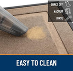 OLANLY Front Door Mat Outside 47x23, All-Season Heavy-Duty Rubber Doormat - Image 5