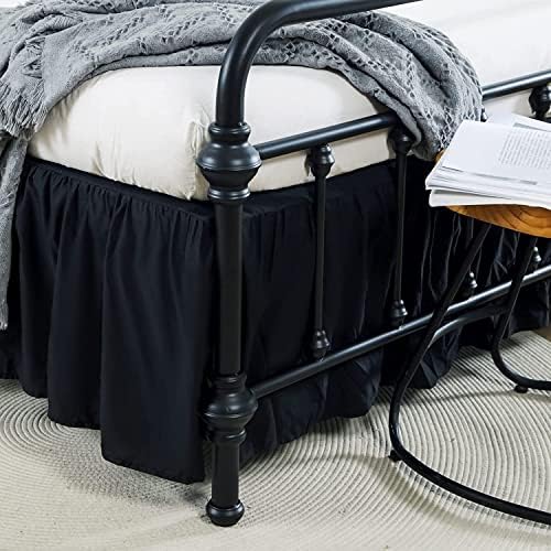 Bed Skirt Full Size Ruffled Bed Skirt with Split Corners - Image 5