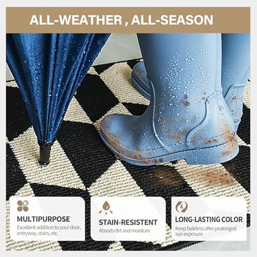 GRANNY SAYS Indoor Outdoor Doormat 32x48 Non-Slip Washable Entry Mat - Image 3