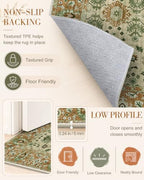 OLANLY 3x5 Washable Accent Rug, Soft Non Slip Carpet for Entryway Bedside - Image 7