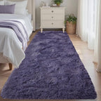 2x6 Taro Purple Fluffy Soft Runner Rug Non-Slip for Bedroom Dorm Hallway by ModernHomeDecor