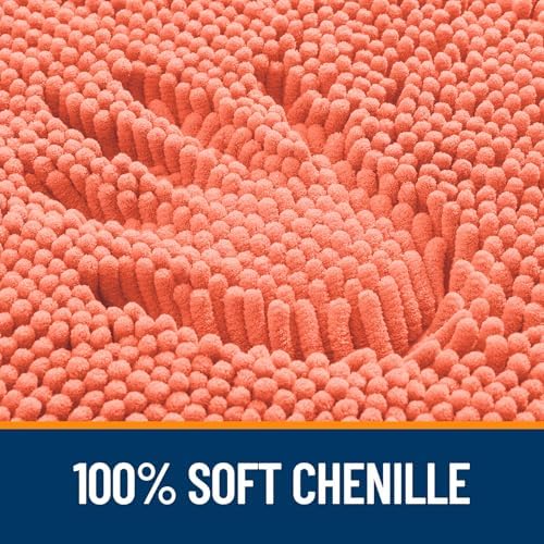 OLANLY Bathroom Runner Rugs 47x20, Extra Soft Absorbent Chenille Bath Rugs - Image 3